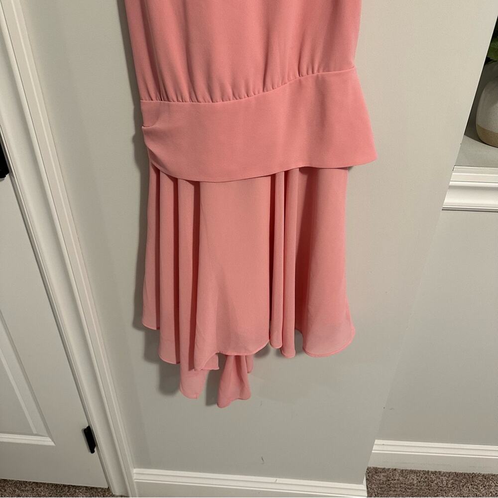 NWT Lovers and Friends Pink Asymmetric Mini Dress Medium - Picture 5 of 12